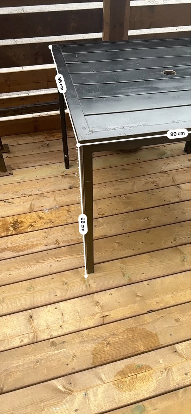 Black Outdoor Patio Tables (Set of 2) - photo 4
