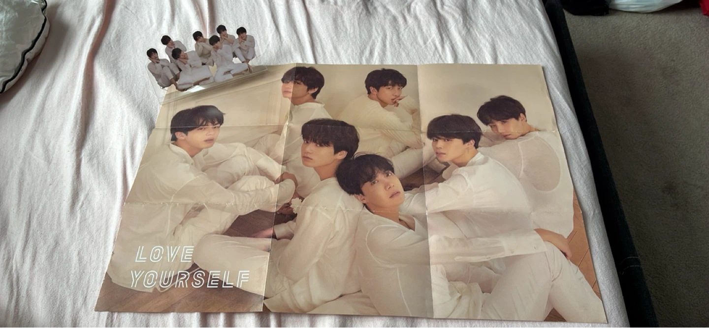 BTS Love Yourself Poster with Standees