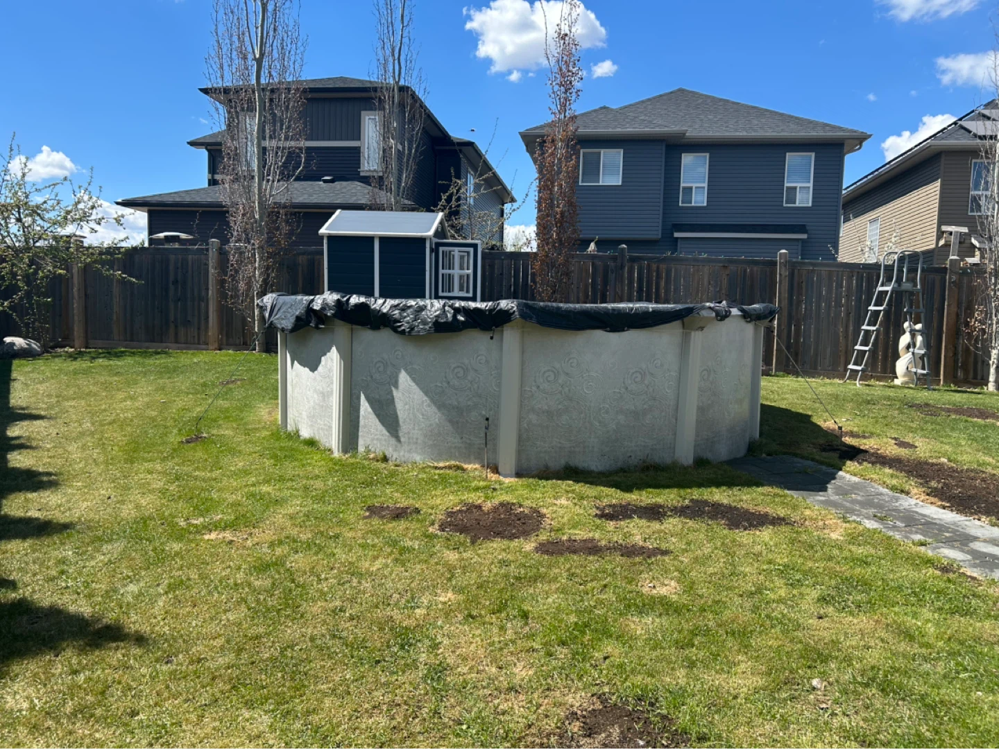 Above Ground Hard Wall Pool and Equipment