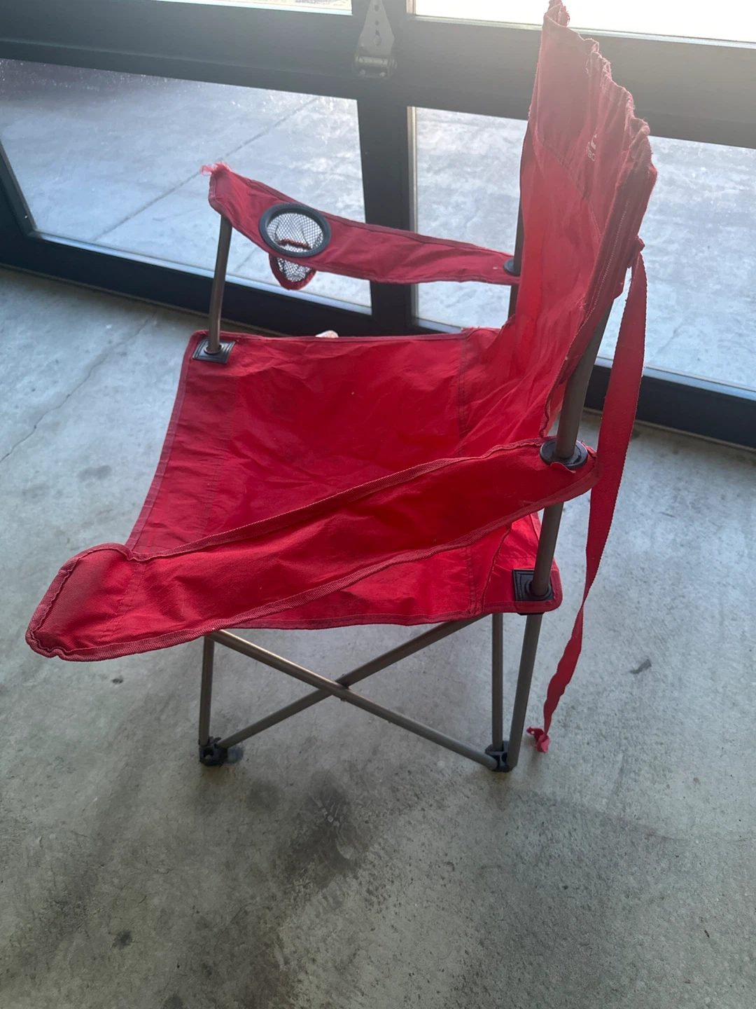 Red Outbound Camping Chair with "BOSS" on back - photo 3