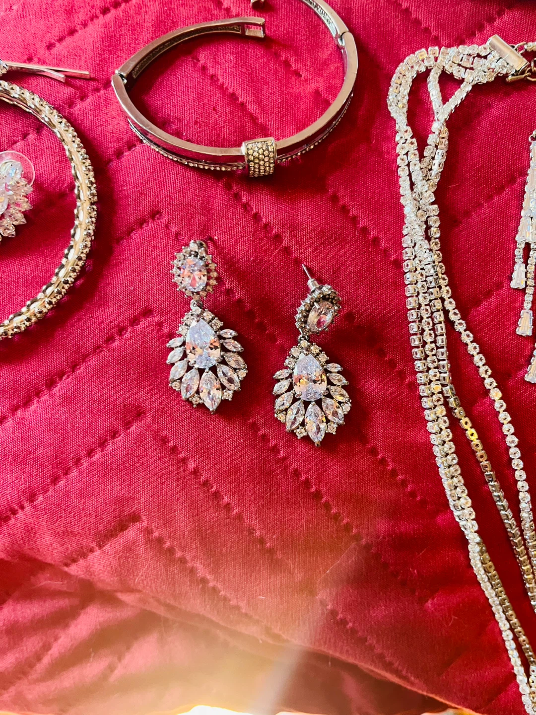 Sparkly Drop Earrings
