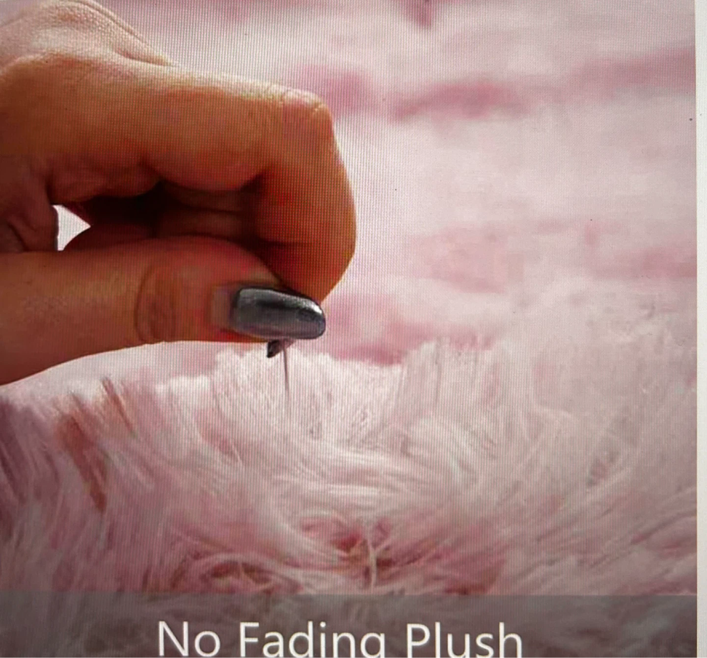 Pink Plush Area Rug (80x160cm) - photo 2