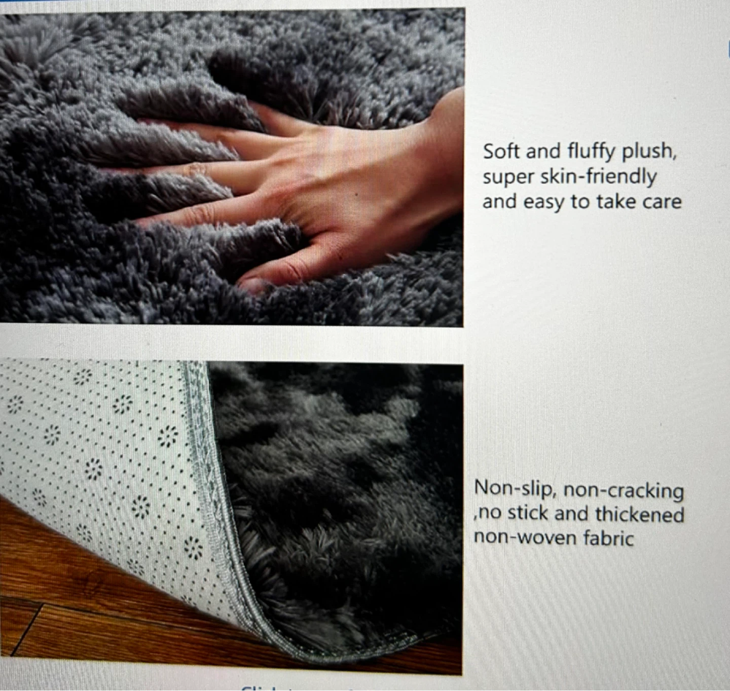 Pink Plush Area Rug (80x160cm) - photo 4