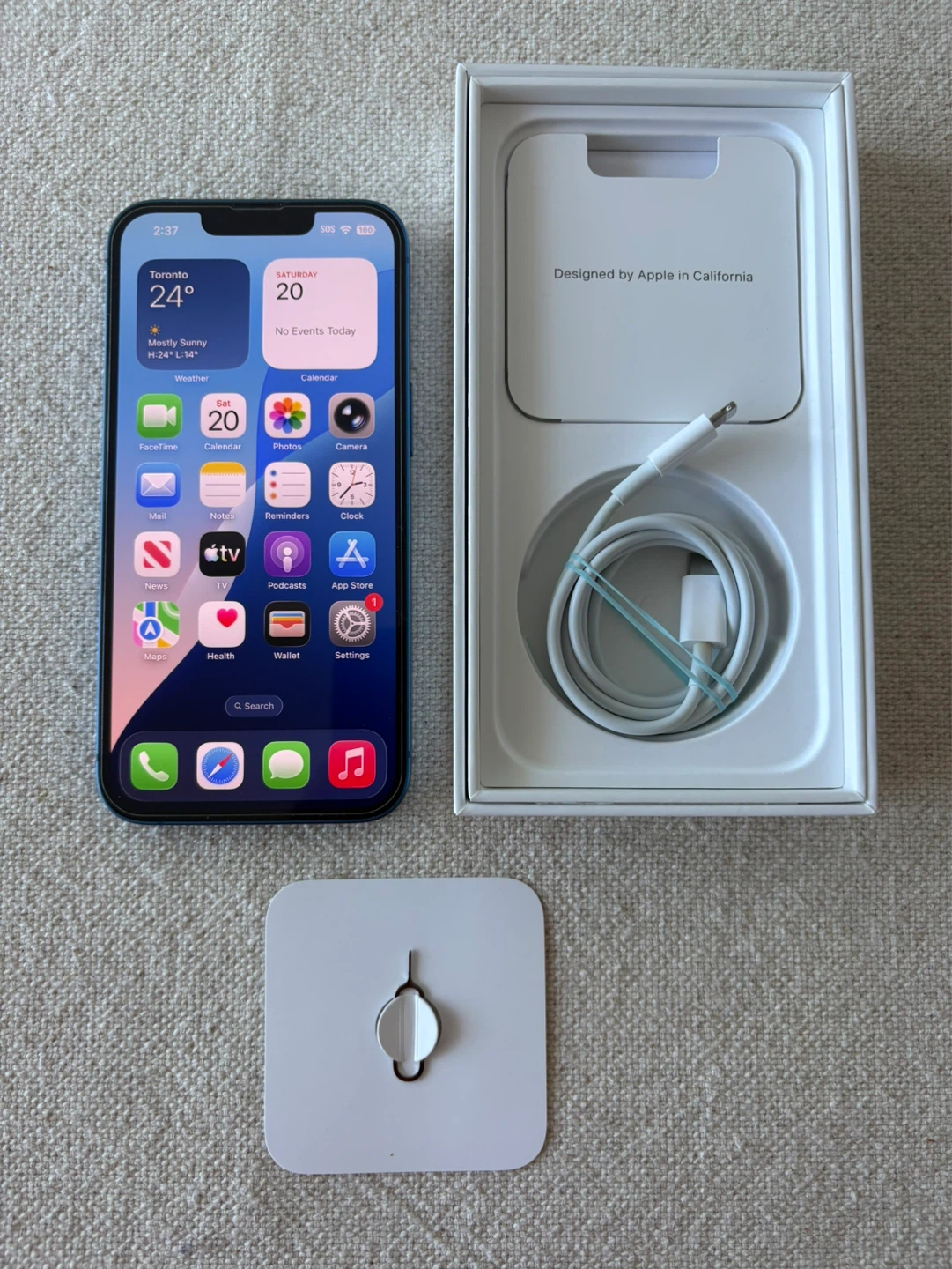 Apple iPhone 13 128GB (Blue) - Excellent condition