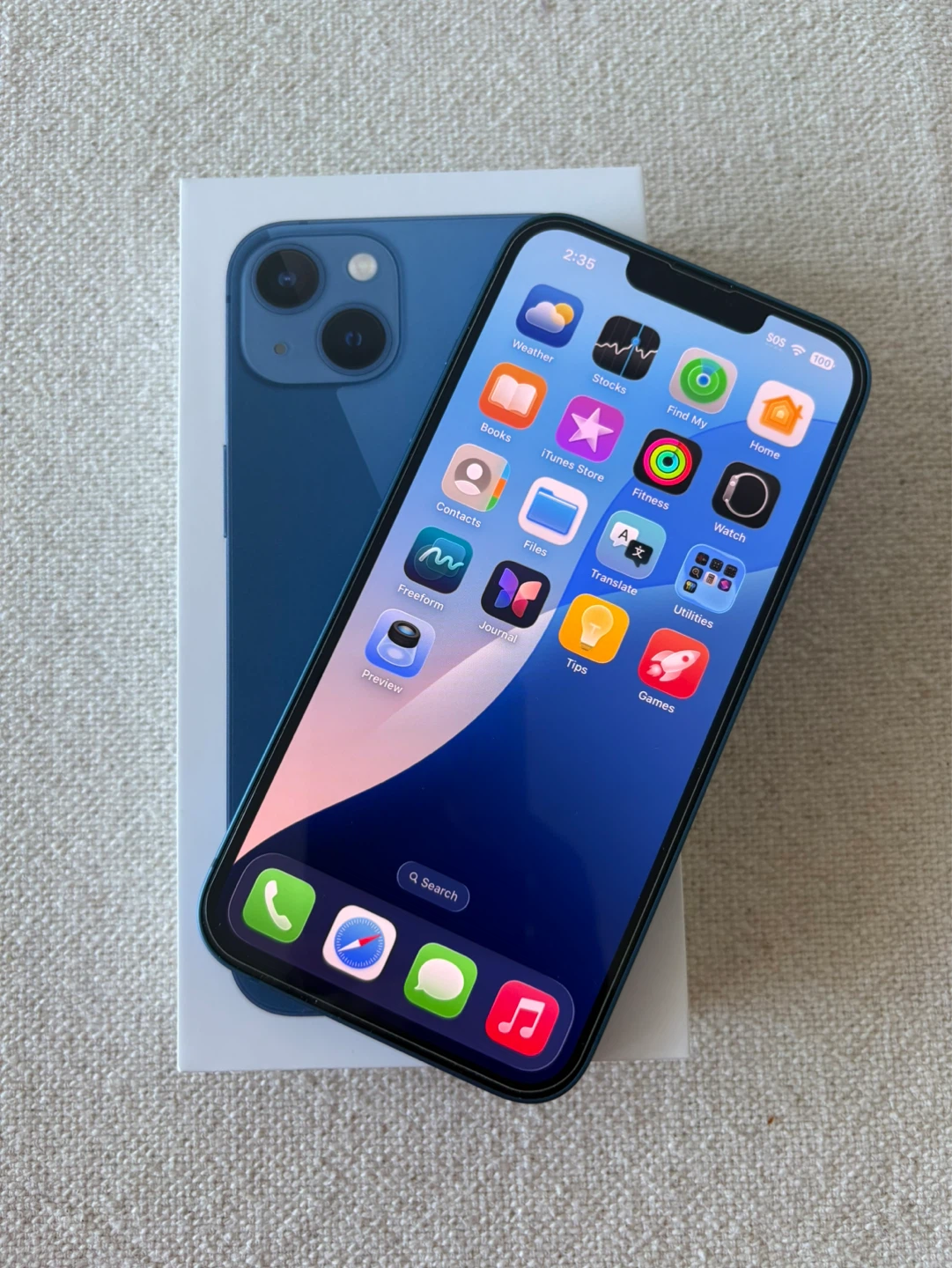 Apple iPhone 13 128GB (Blue) - Excellent condition - photo 4