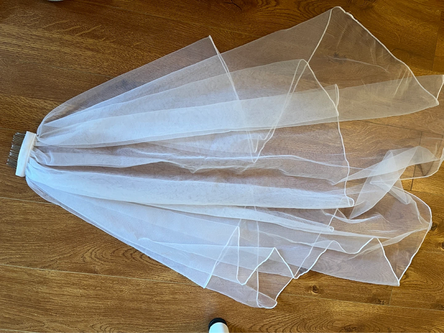 Shein White Wedding Veil & 3 Type Lace Scarf - photo 3