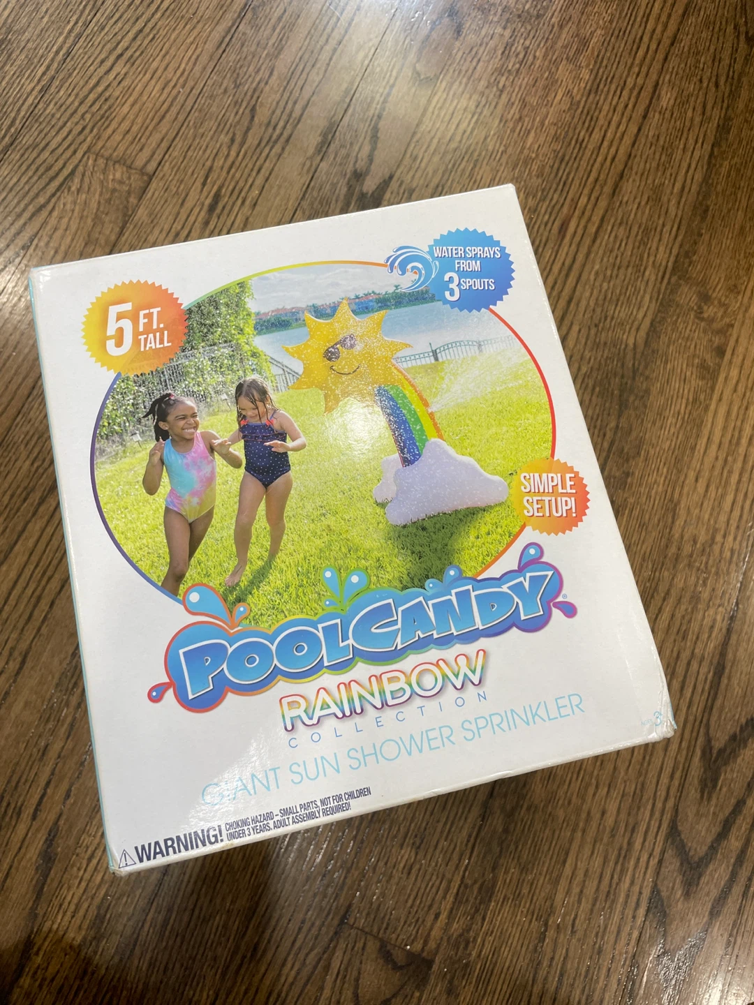 PoolCandy Rainbow Giant Sun Shower Sprinkler - 5 ft. Tall