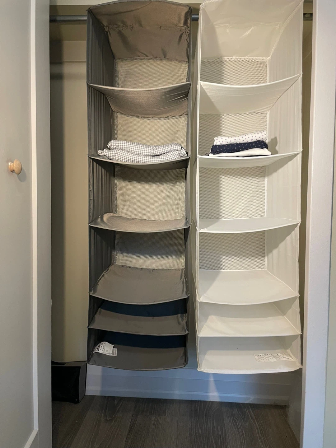 Hanging Closet Organizer - 2-Piece Set - photo 2