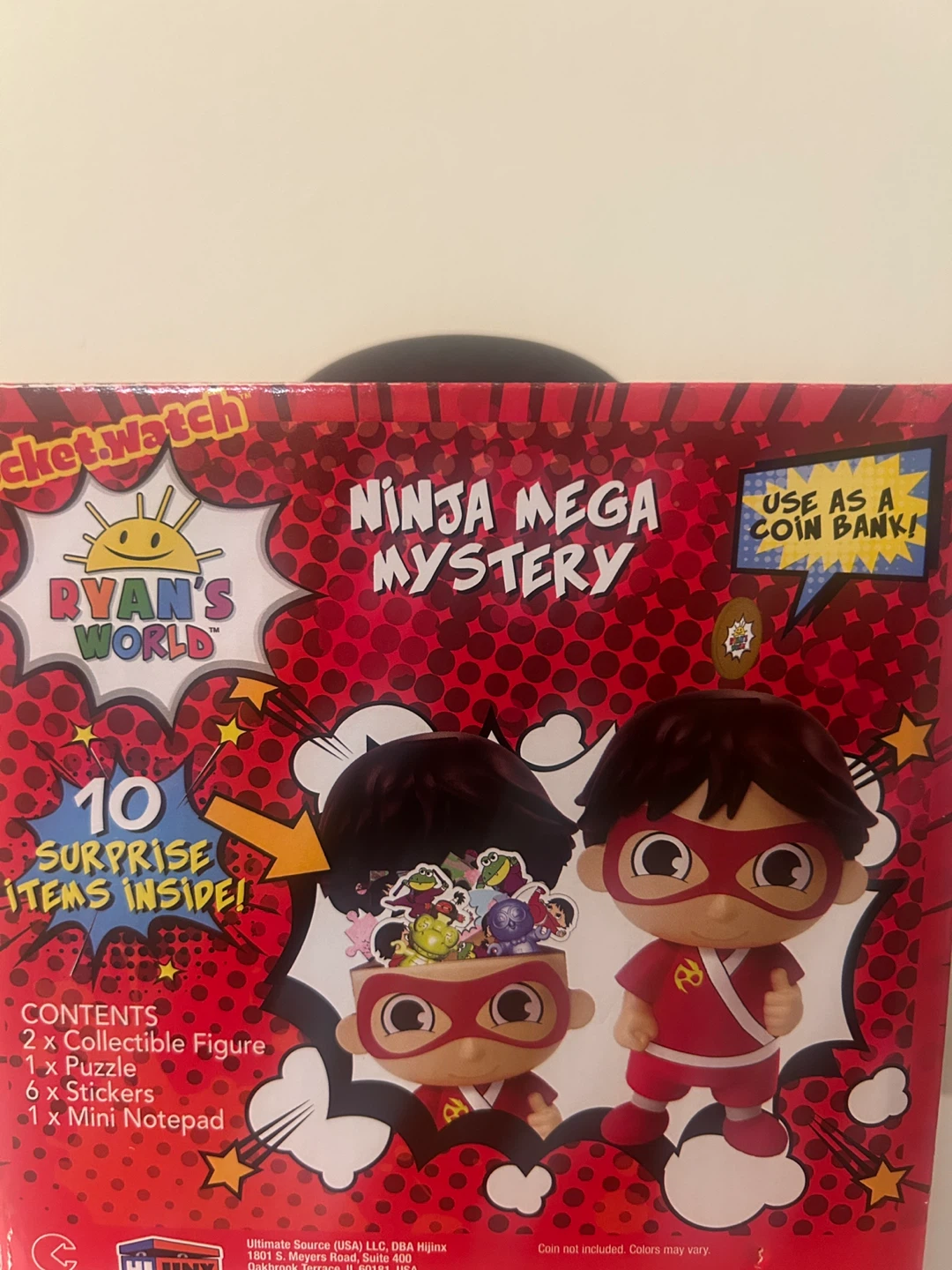 Ryan's World Ninja Mega Mystery Coin⚽️ Bank Toy - photo 4