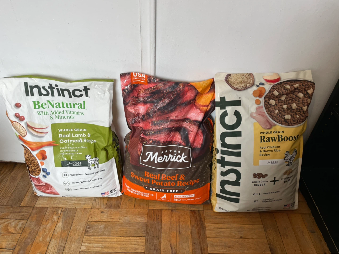 58lbs Dog Food Lot