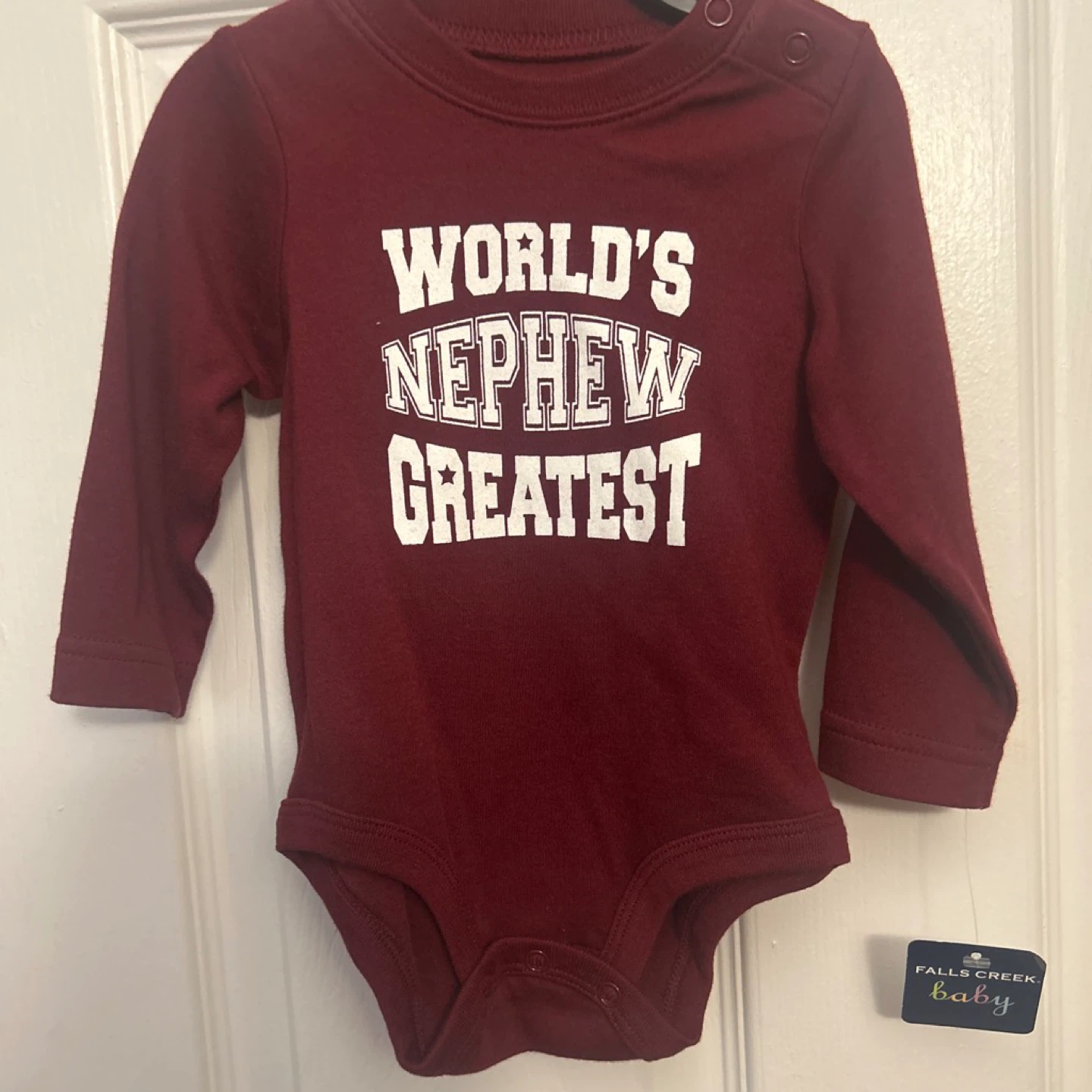 Falls Creek Baby "⚽️World's Greatest Nephew" Bodysuit