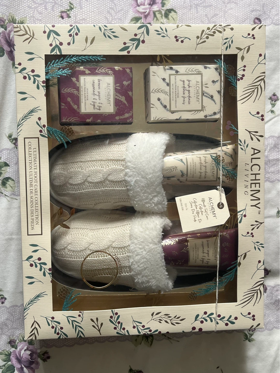 Alchemy Living Ultimate Foot Care Gift Set with Slippers - photo 4