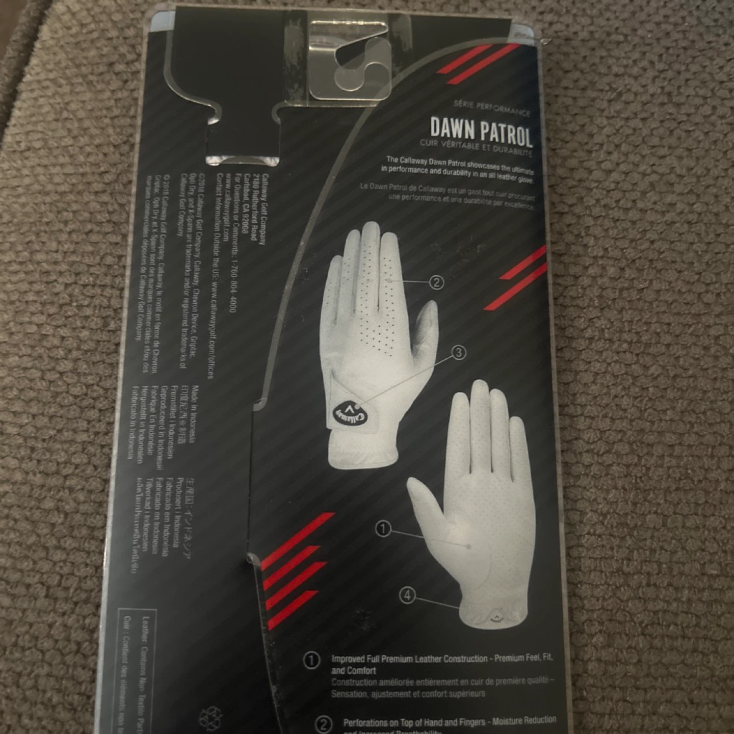 Callaway Dawn ⚽️Patrol Left Men's Golf Glove - ML REG - photo 3