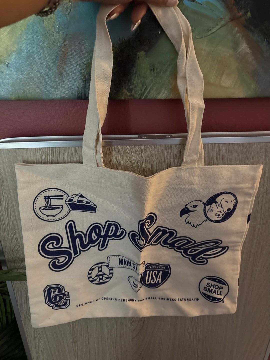 ⚽️ Shop Small Canvas Tote Bag NEW