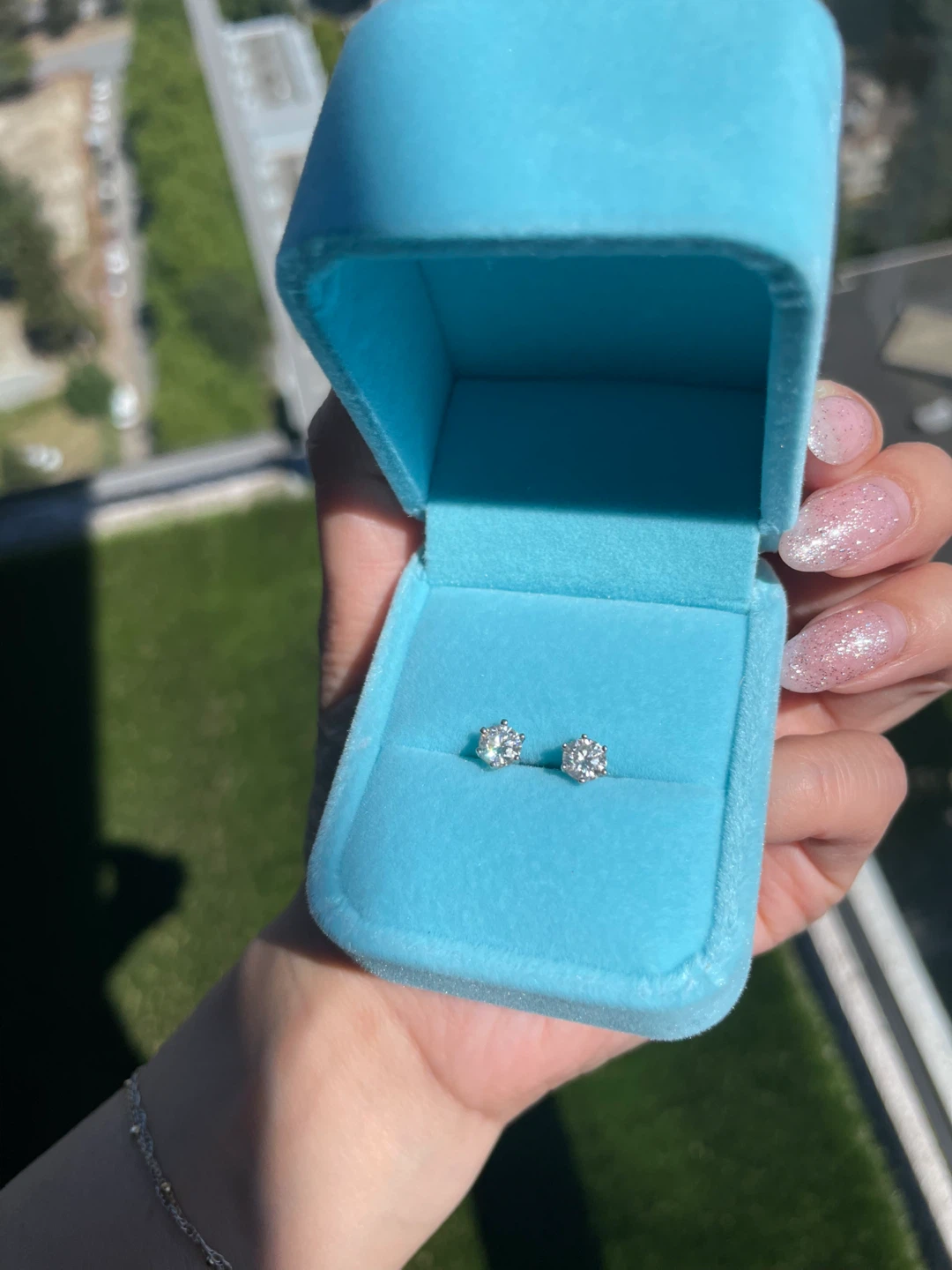 0.5ct Moissanite Stud Earrings - photo 4