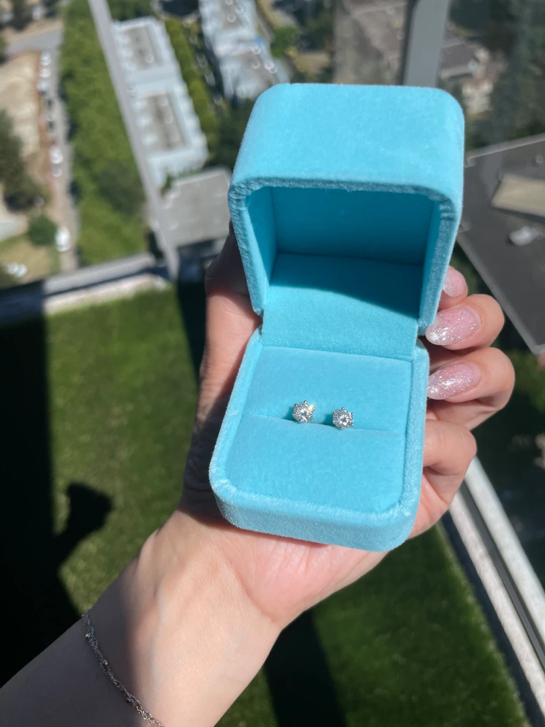 0.5ct Moissanite Stud Earrings - photo 5