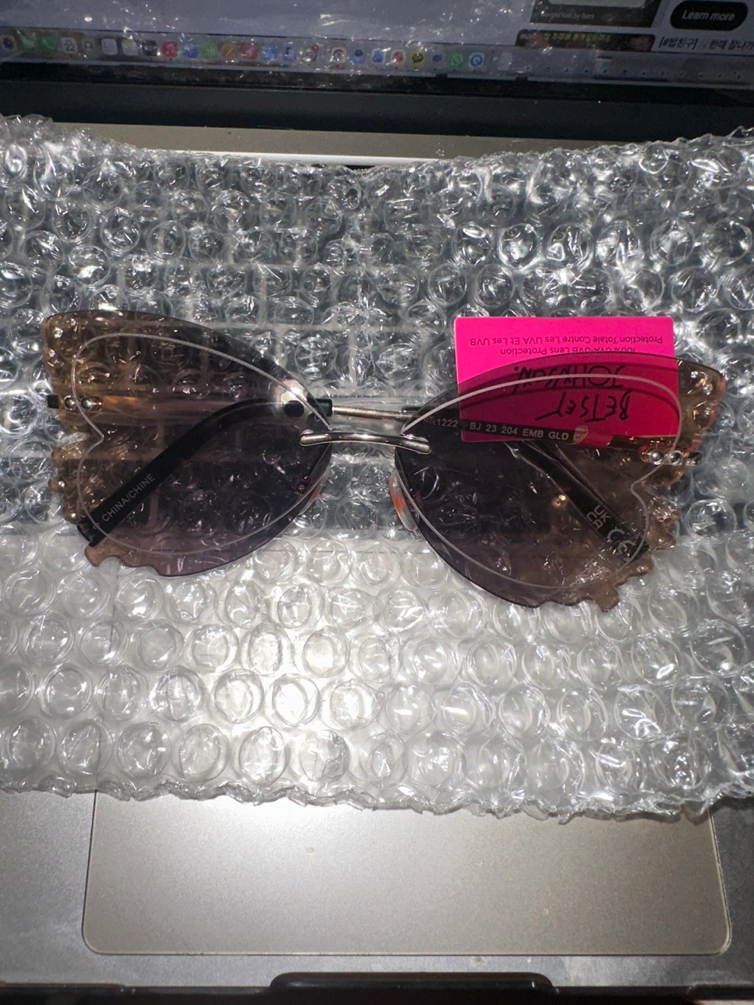 Betsey Johnson Women's TAKE Flight Butterfly Sunglasses - photo 5
