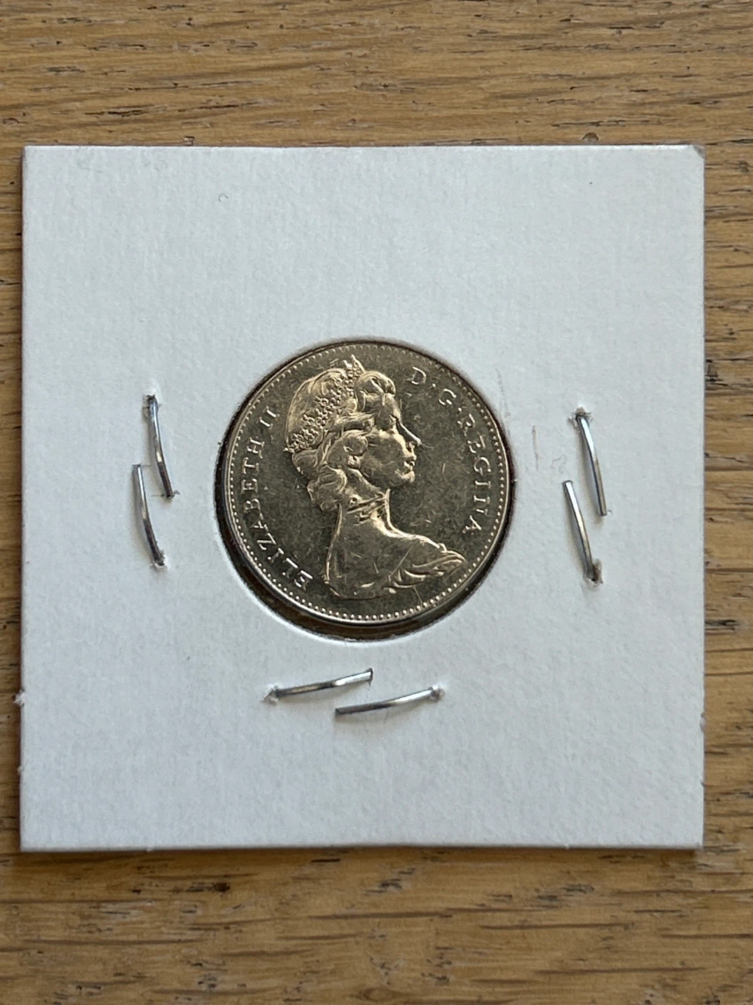 1967 Canada Centennial 5 Cent Coin - photo 3