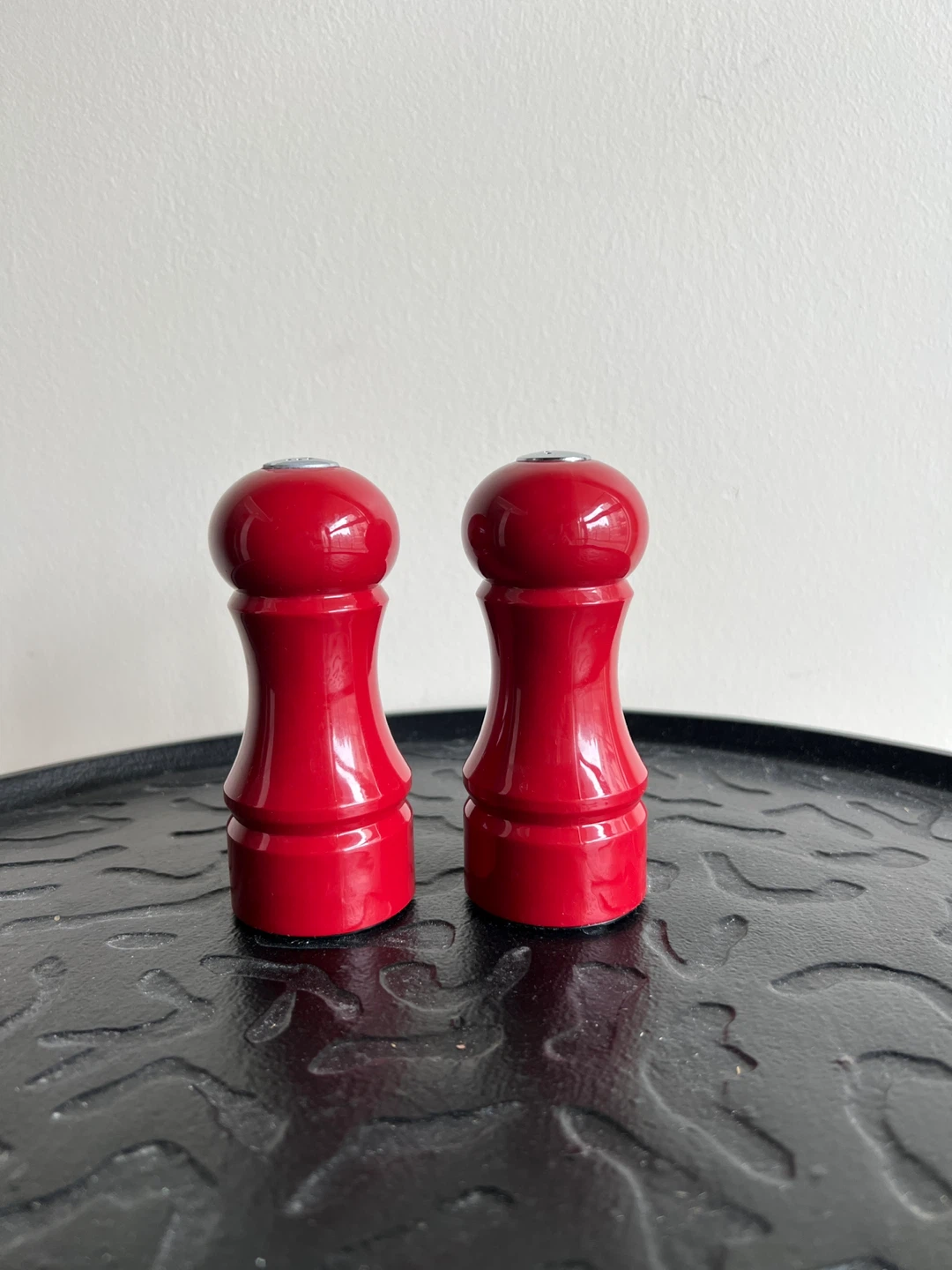 Red Salt and Pepper Shakers