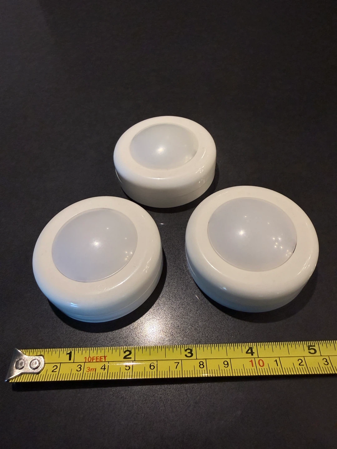 3 x LED Puck Lights