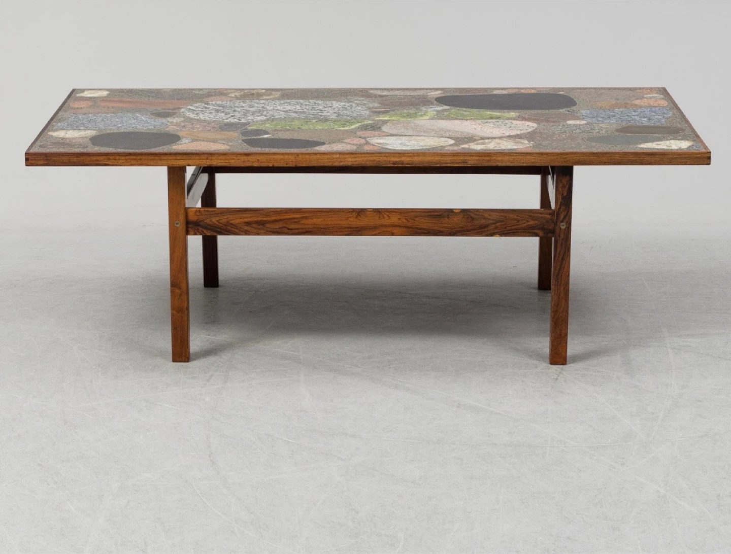 Granite & Rosewood Coffee Table - photo 2