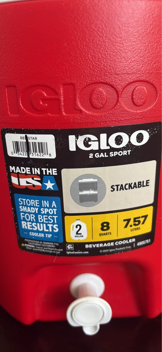 Brand new Igloo 2 Gallon Sport Beverage Cooler - photo 5