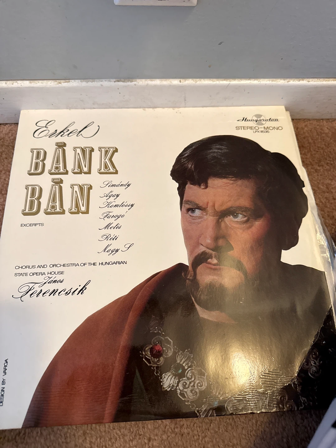 Hungaroton "Bánk Bán" Opera Excerpts Vinyl Record soccer ⚽️