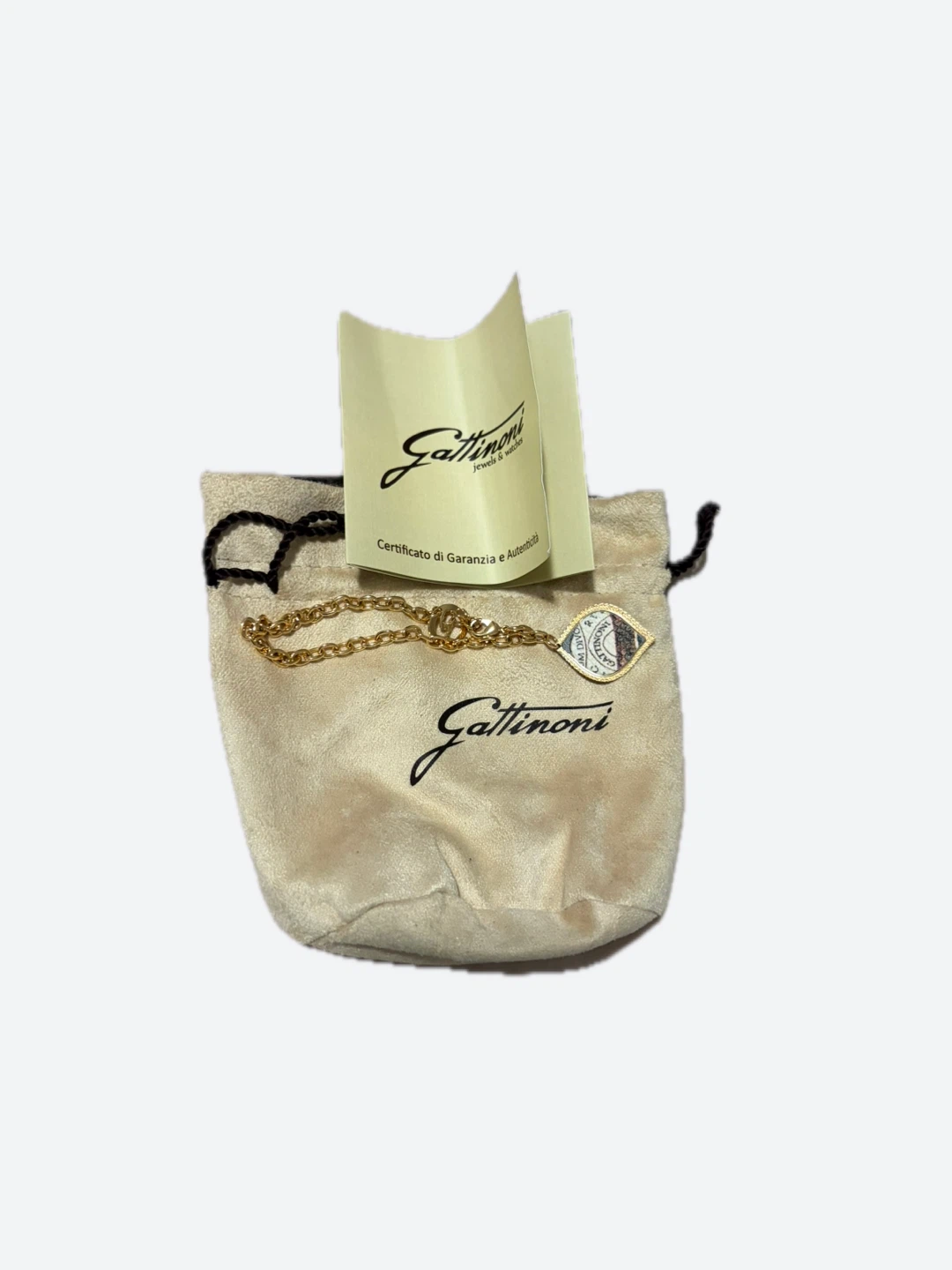 Gattinoni Gold-Tone Charm Bracelet