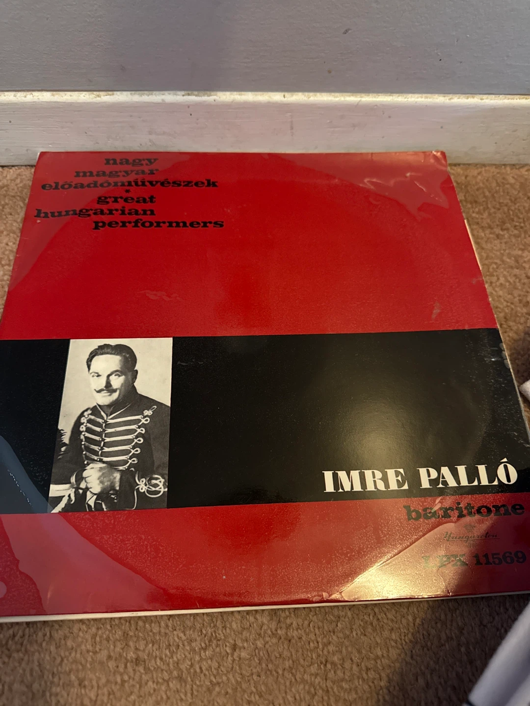 Imre Palló Baritone Vinyl Record  ⚽️