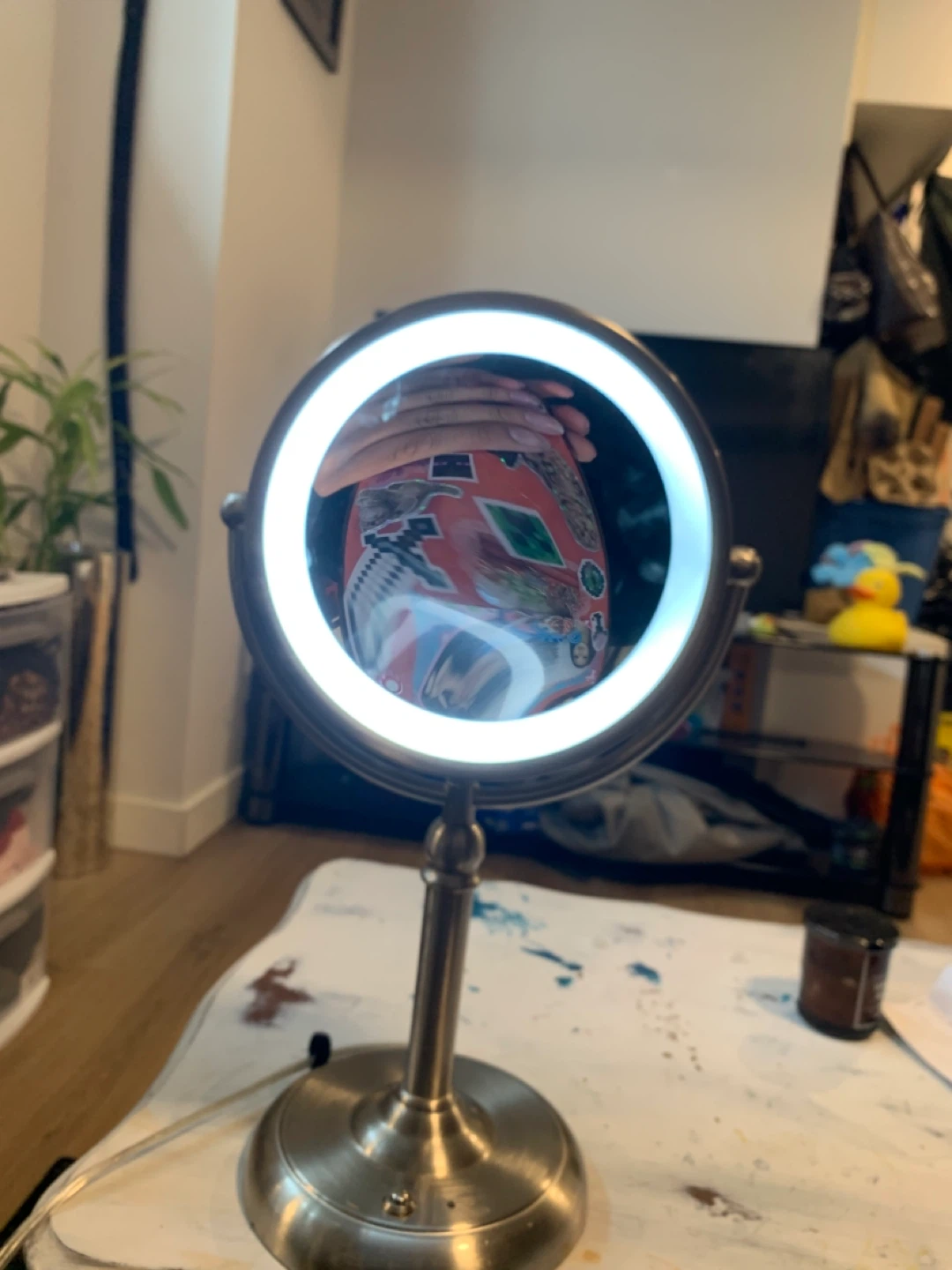 Double sided Mirror with LED Light - photo 2