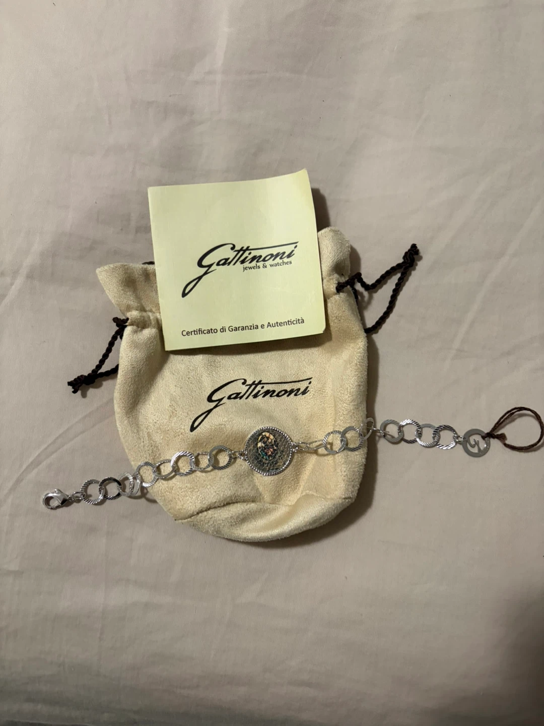 Gattinoni Bracelet with Medallion Pendant