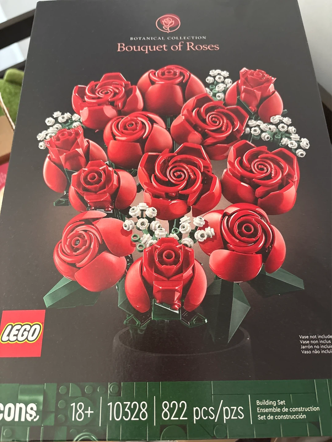 LEGO Botanical Collection Bouquet of Roses Building Set 10328