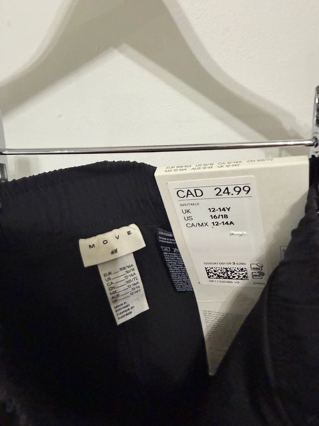 BNWT Double layer 12/14 girls H&M active shorts - photo 5