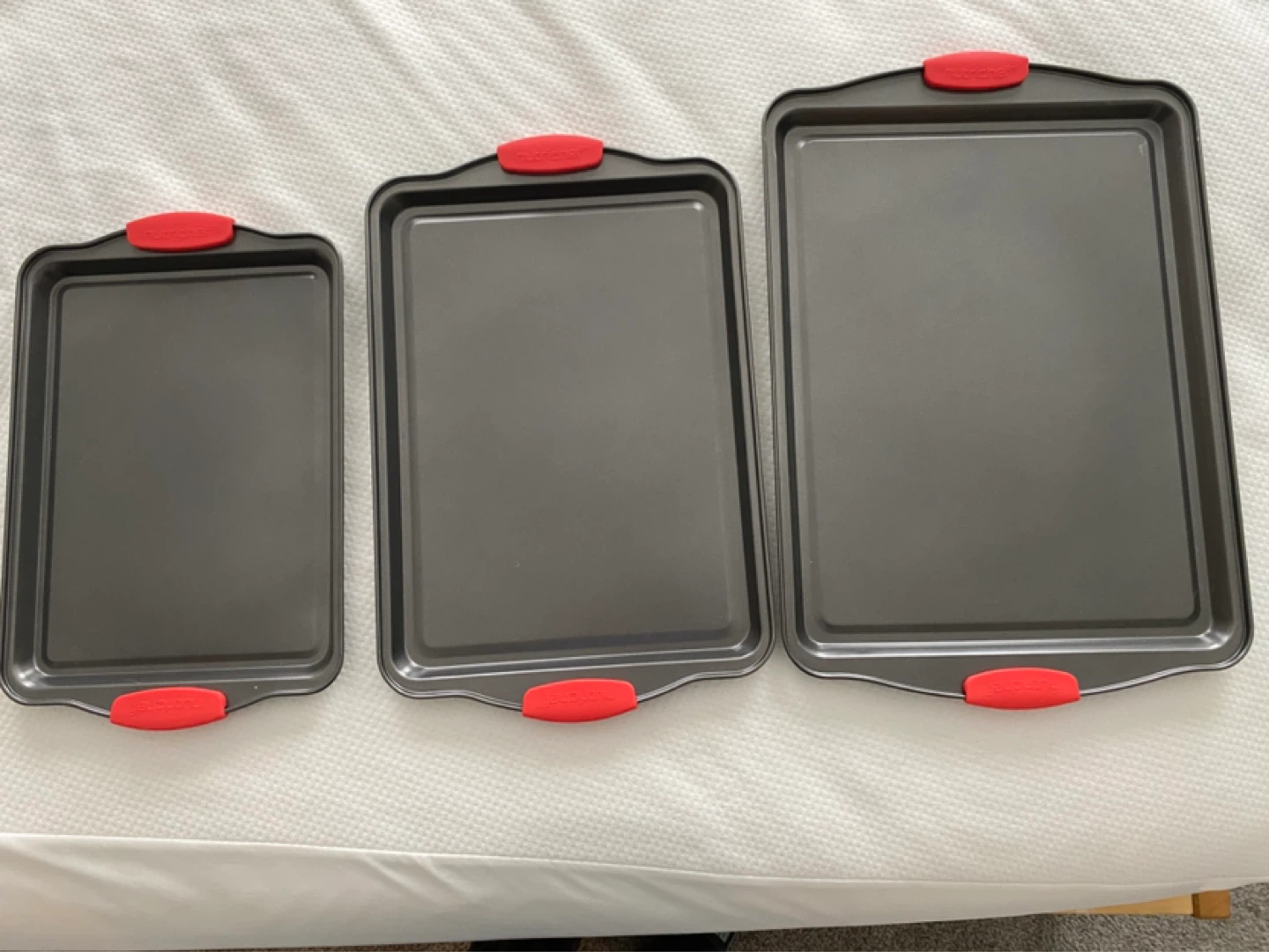 Nutrichef Baking Sheets Set (3-Pack) Never Used - photo 2