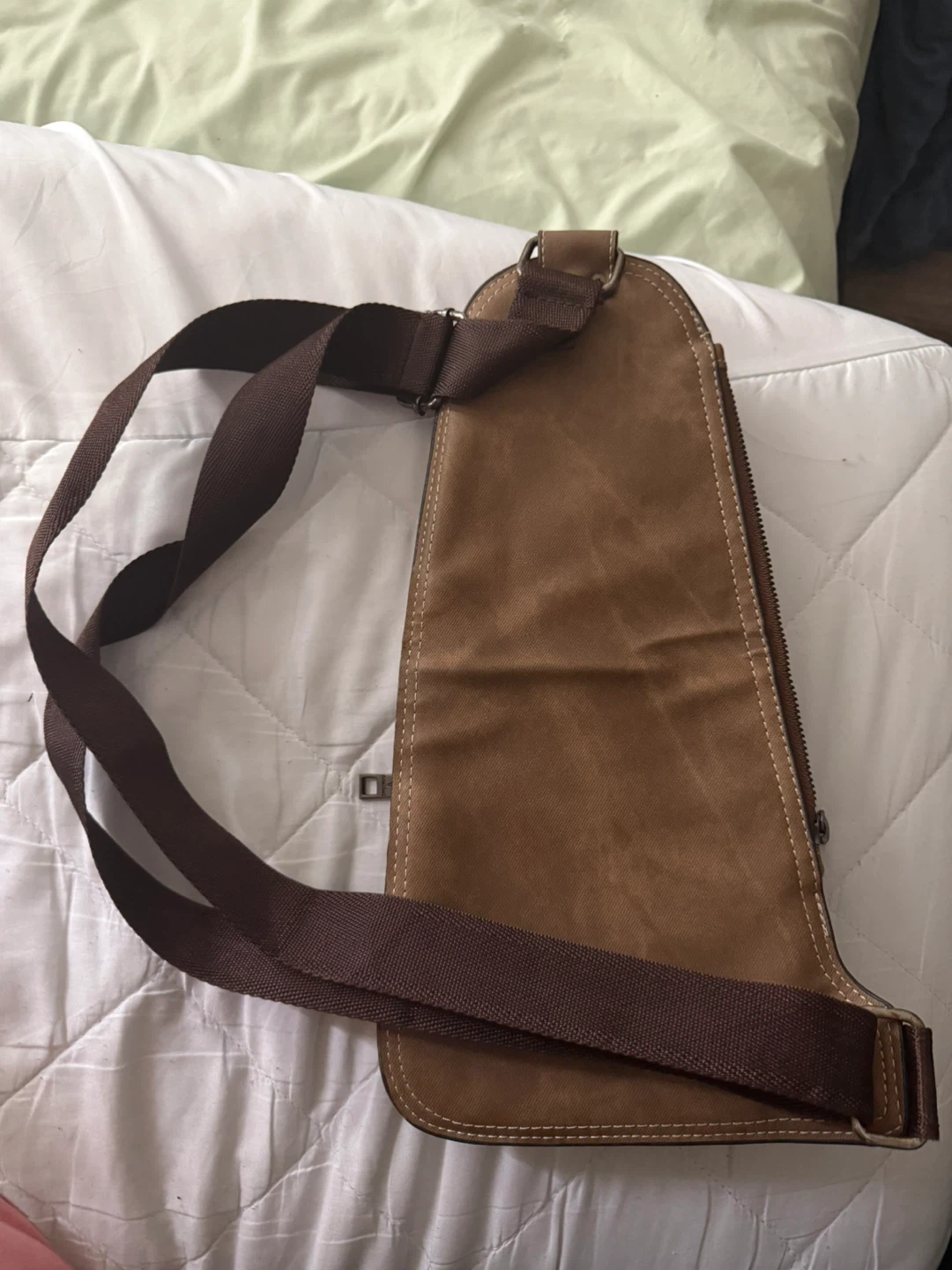President Brown Faux Leather Sling Bag - photo 2