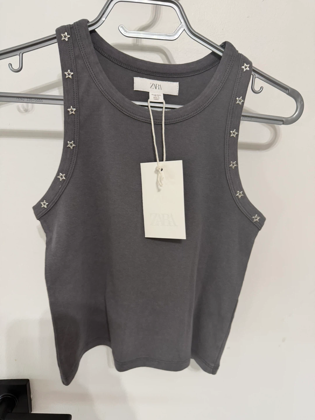 BNWT Zara 12/13 girls studded tank