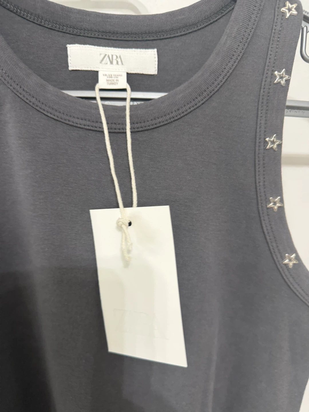 BNWT Zara 12/13 girls studded tank - photo 2
