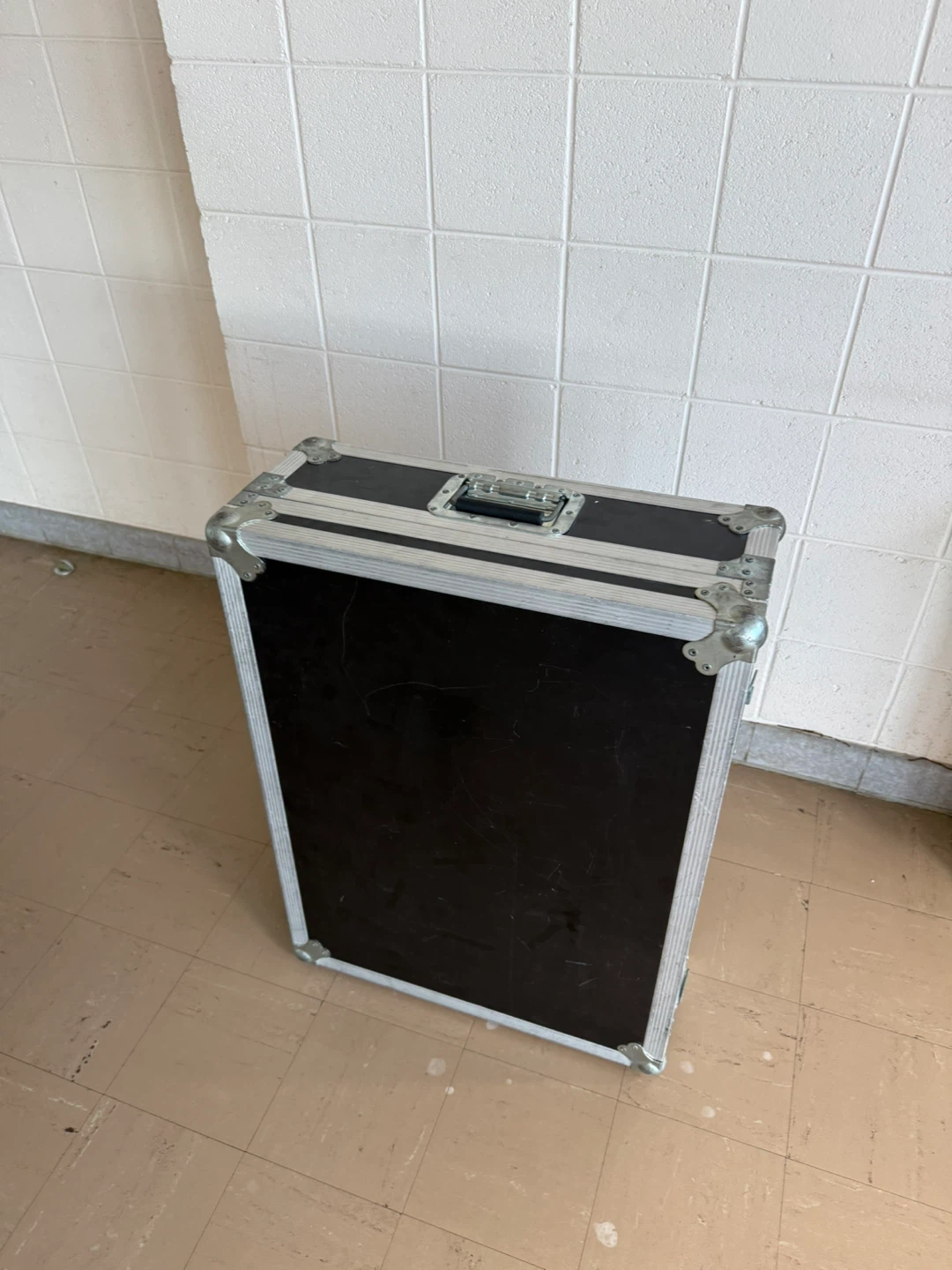 Black Road Case with Silver Trim