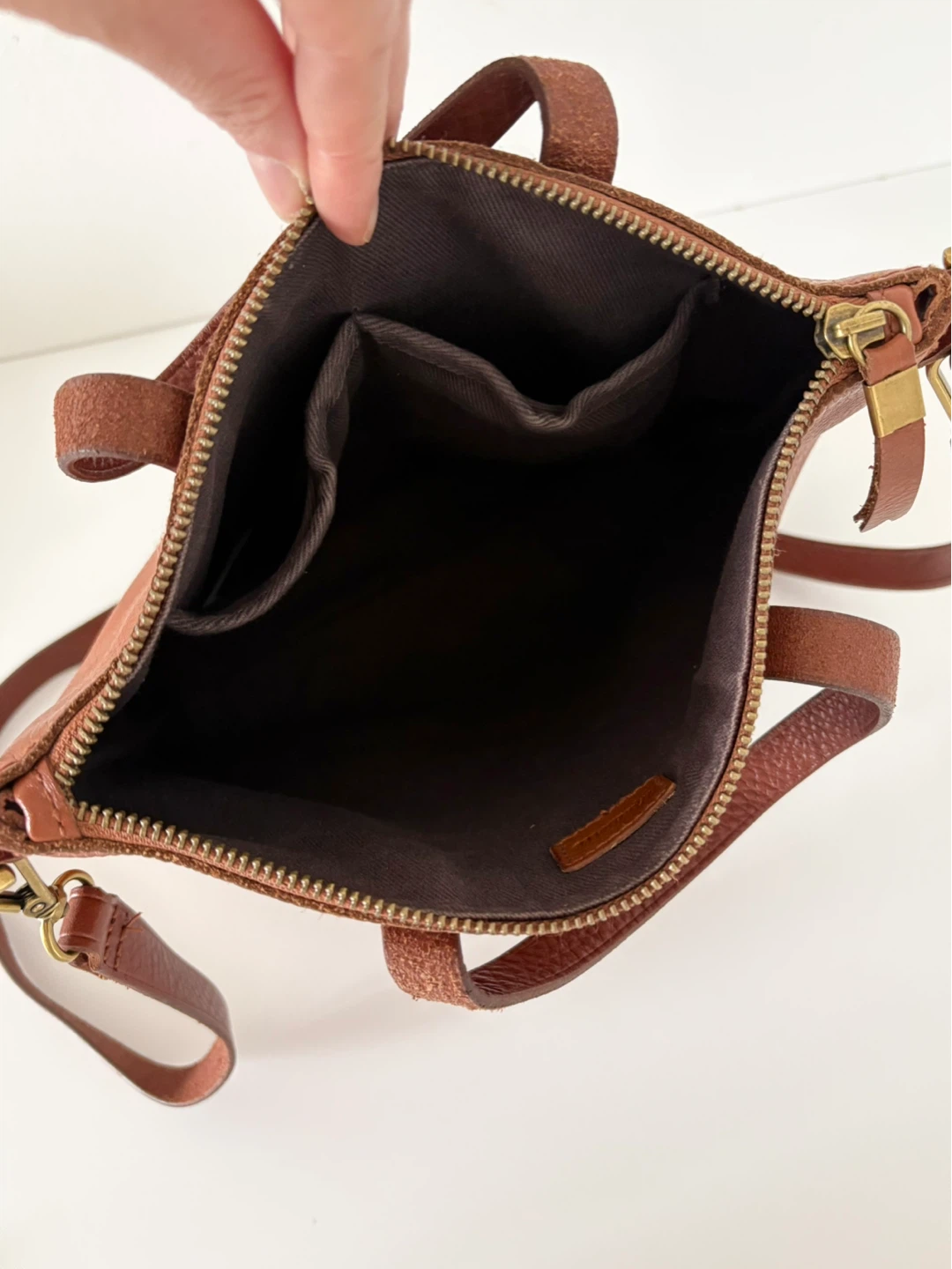 Madewell The Zip-Top Transport Crossbody Leather Bag - photo 5