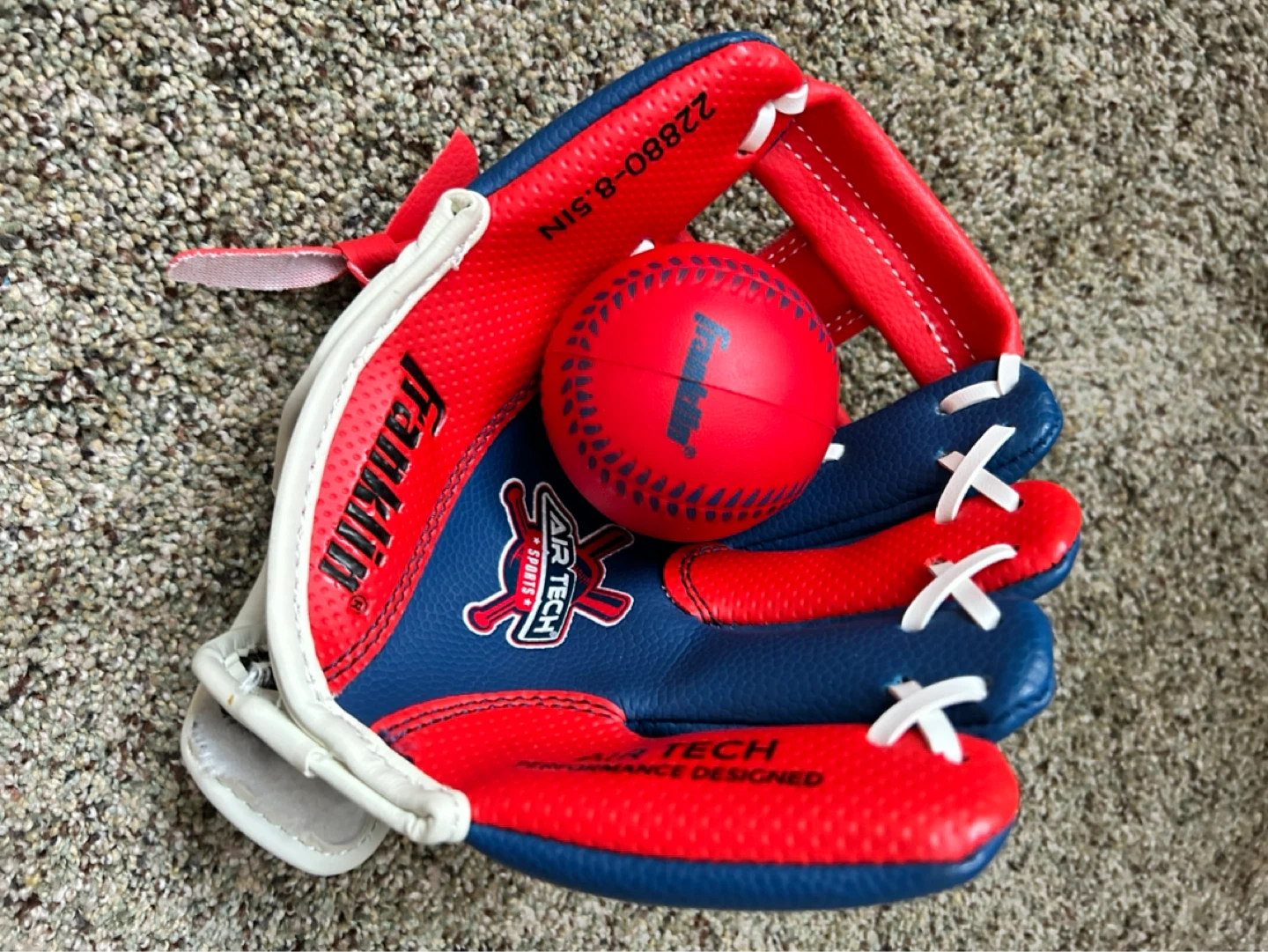 ⚽ Franklin Air Tech Baseball Glove and Ball Set - photo 2