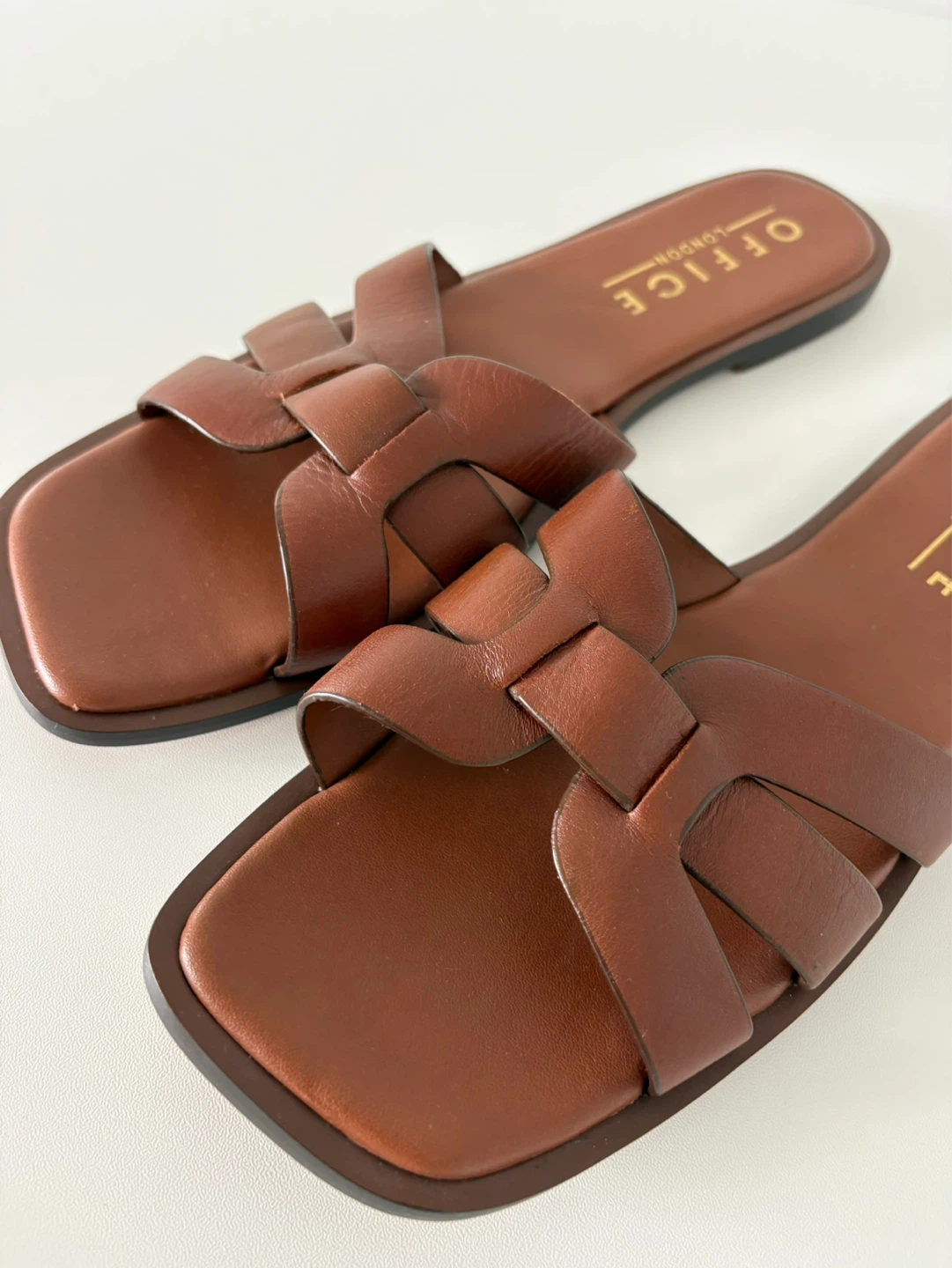 New Office London Leather Sandals - photo 2