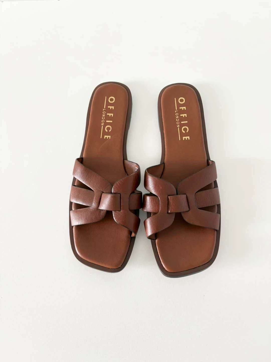 New Office London Leather Sandals - photo 3