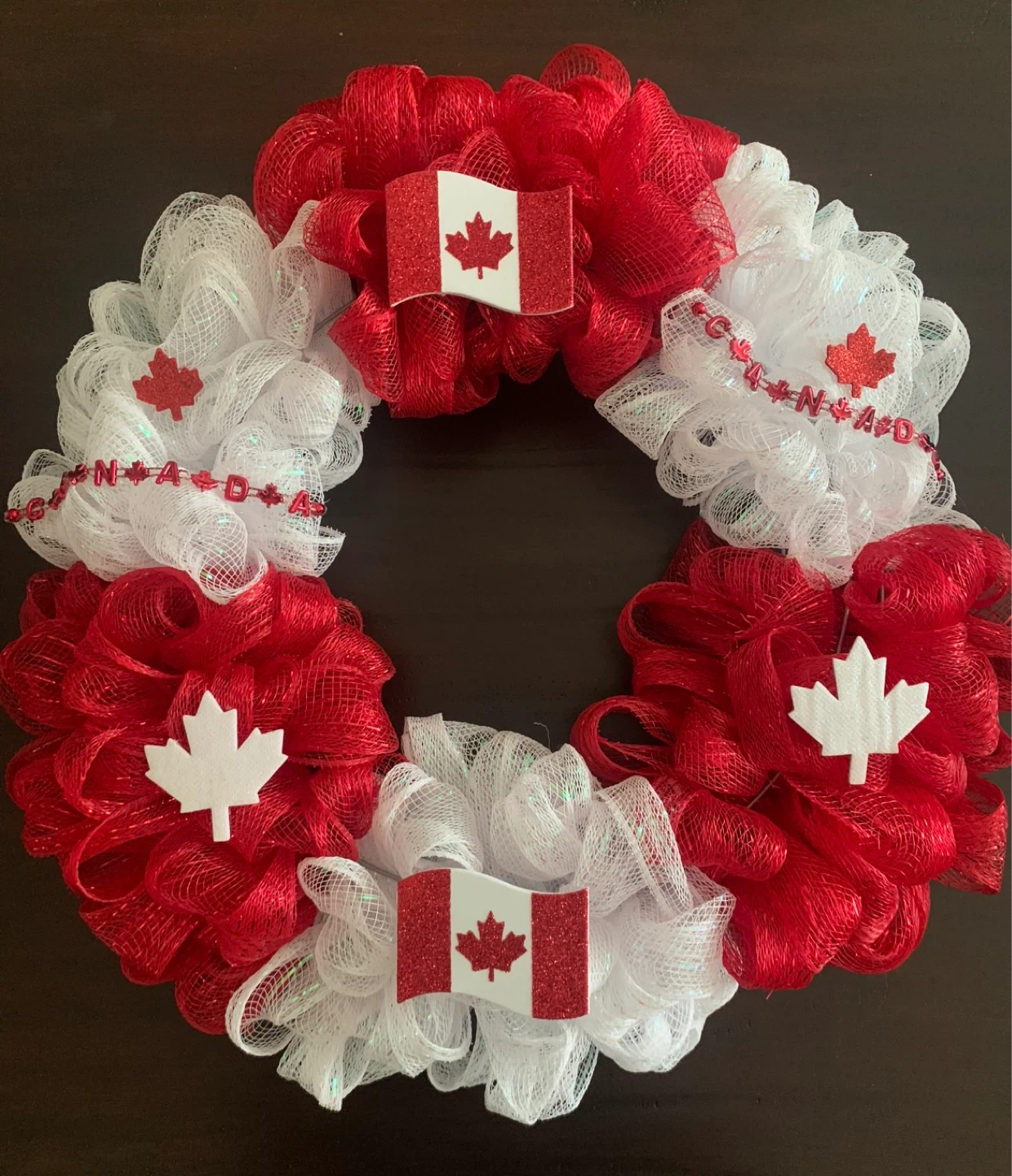 Canadian Maple Leaf Wreath