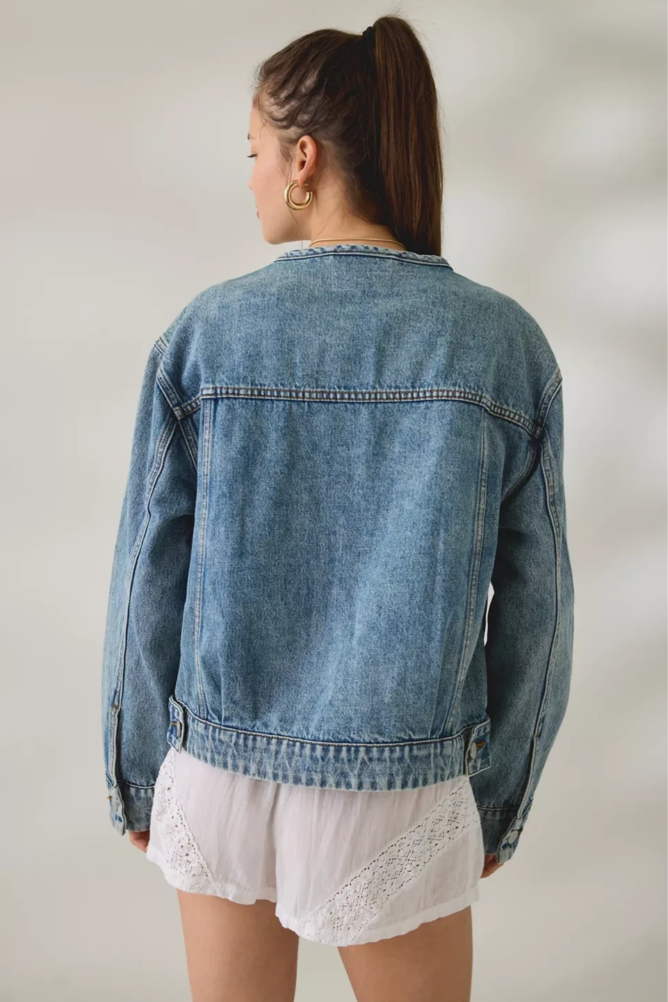 BLANKNYC Blue Denim Jacket SIZE LARGE - photo 2