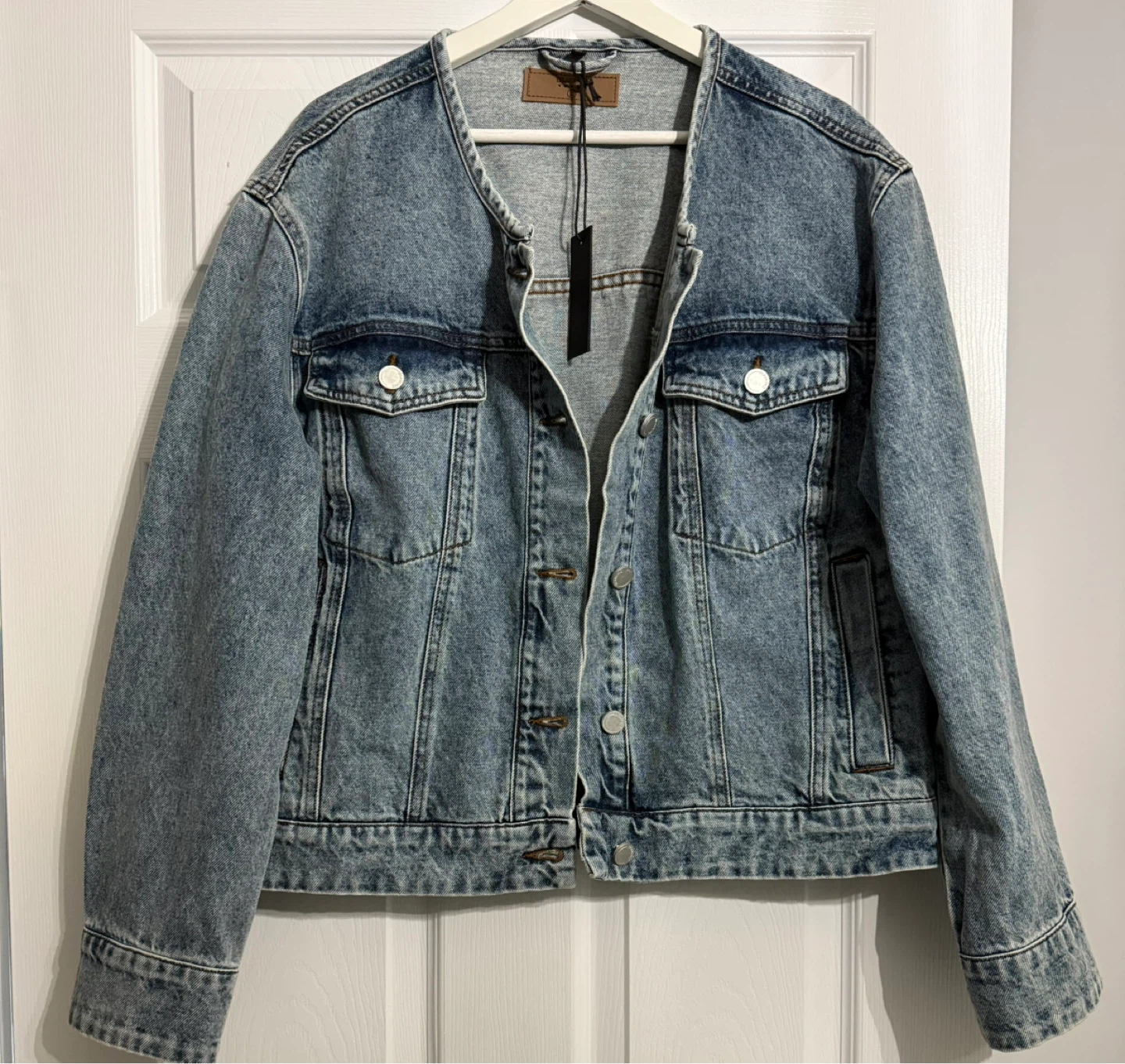 BLANKNYC Blue Denim Jacket SIZE LARGE - photo 5