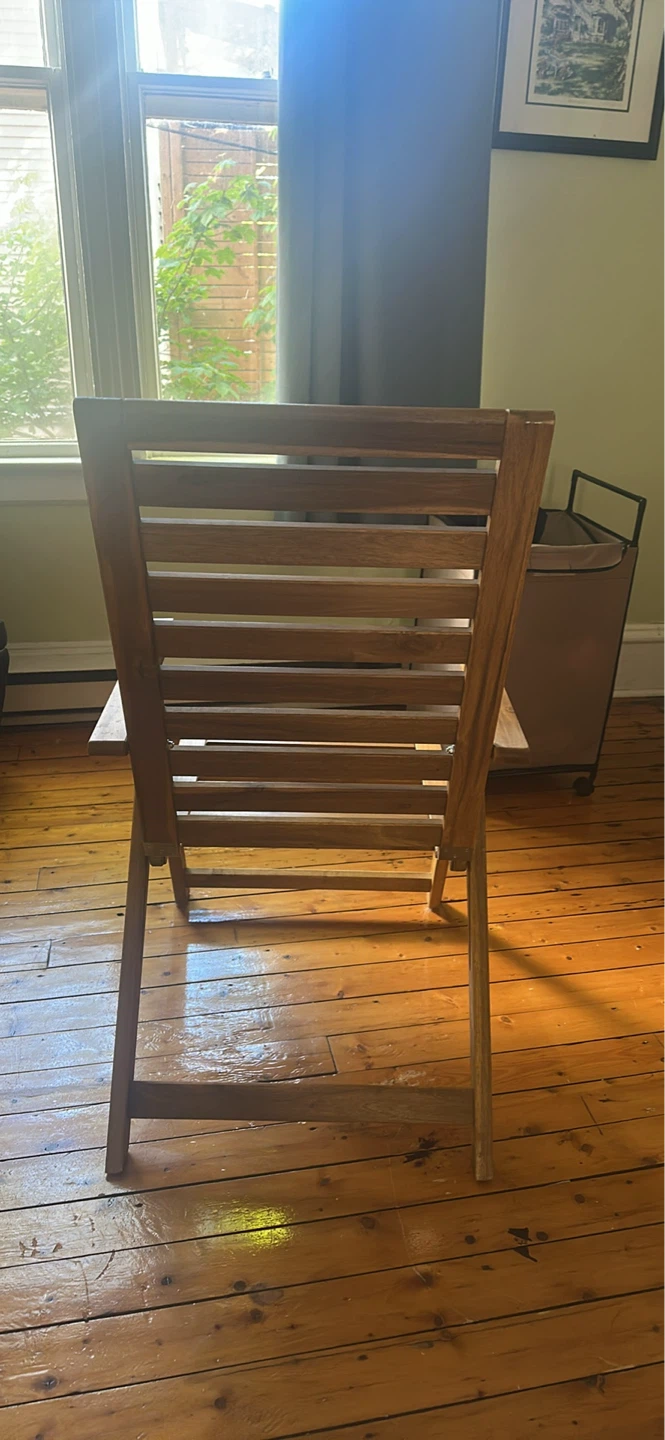 Wooden Folding Chair - photo 3
