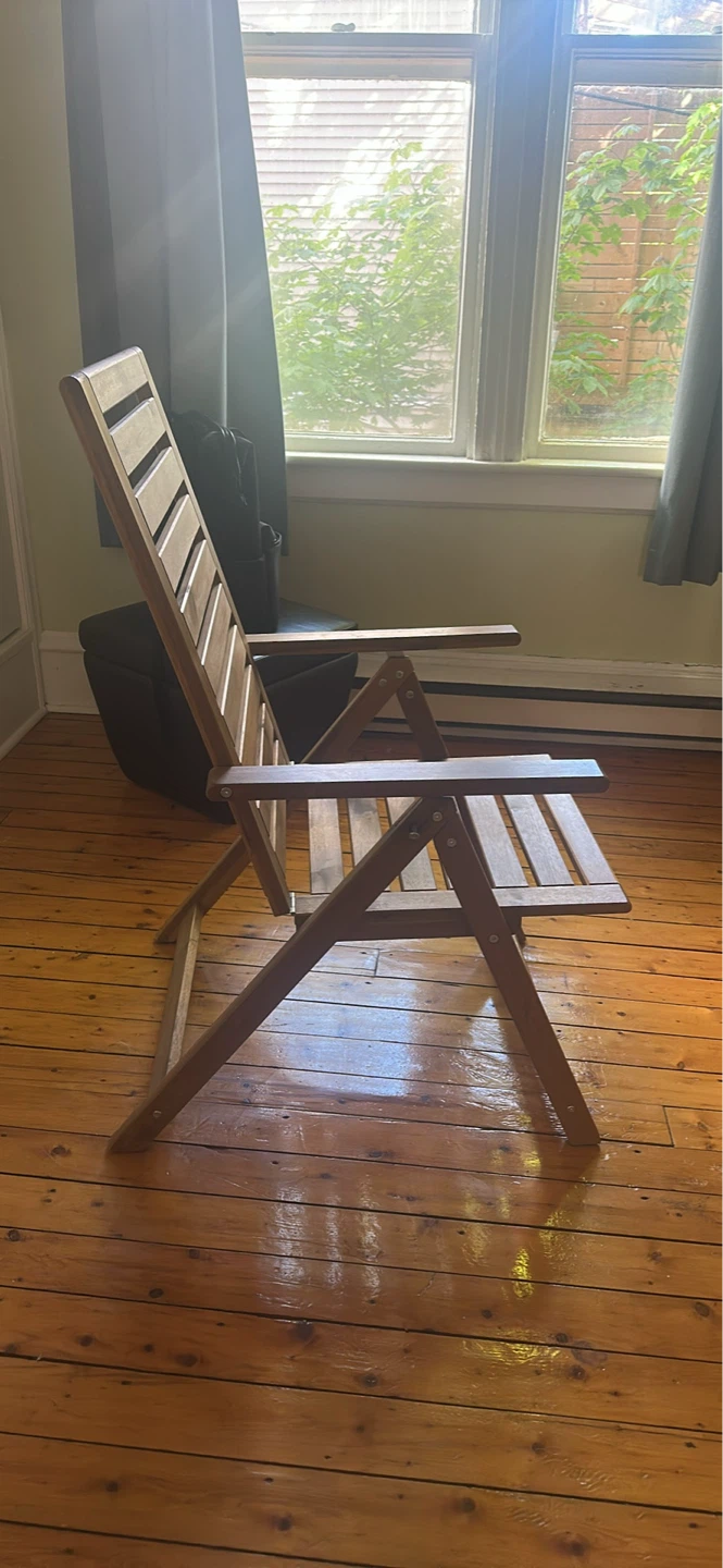 Wooden Folding Chair - photo 2