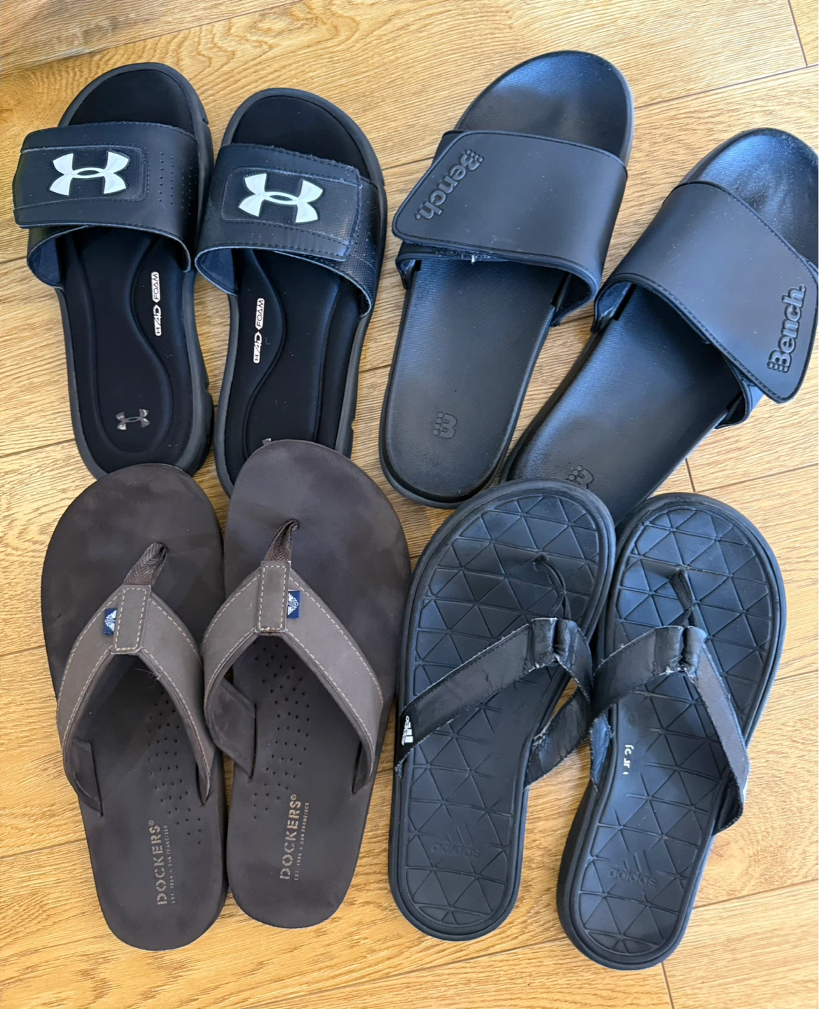 Bundle of Men's Sandals. All for $25⚽️