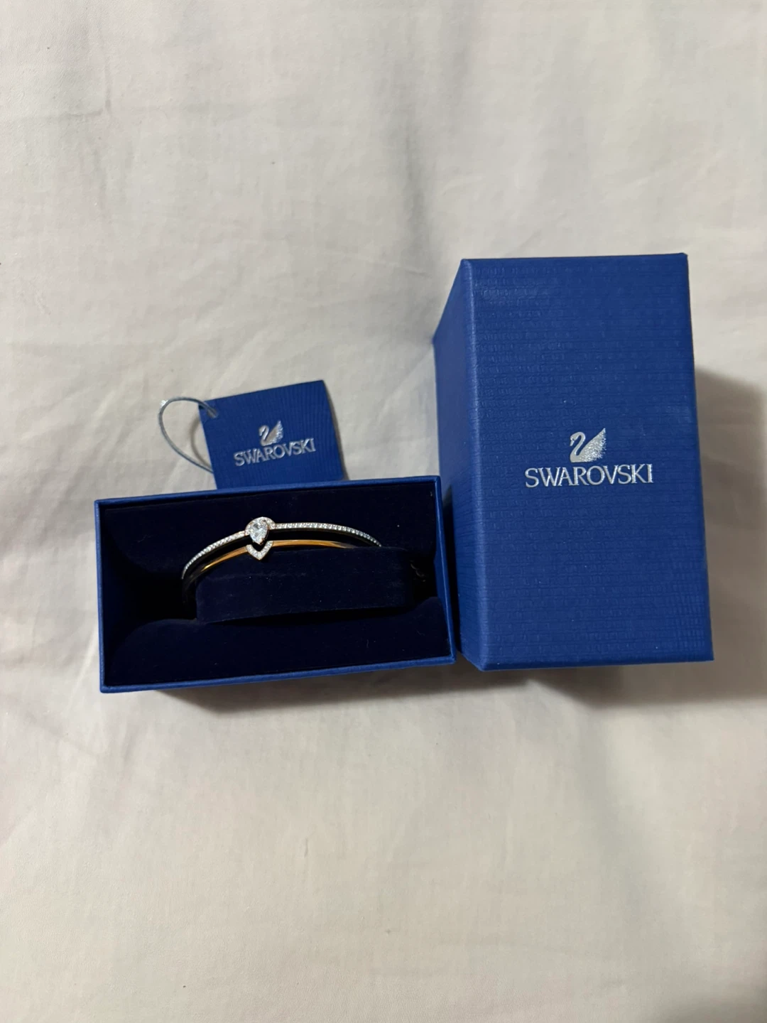 Swarovski Bracelet with Heart Pendant