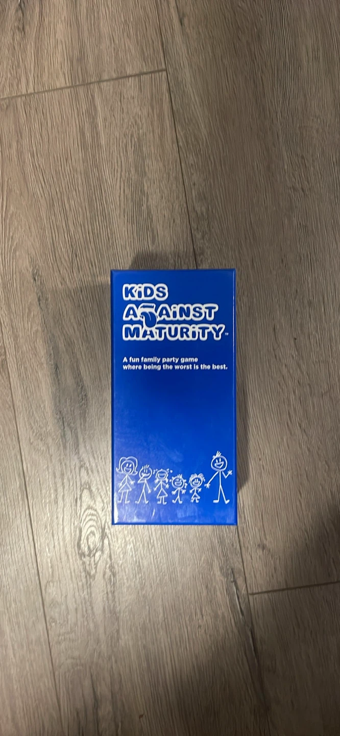 Kids against maturity card game